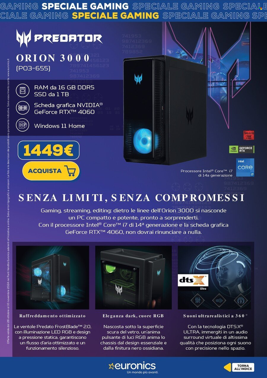 Volantino Euronics - 28/10/2024 - 10/11/2024. Pagina 5
