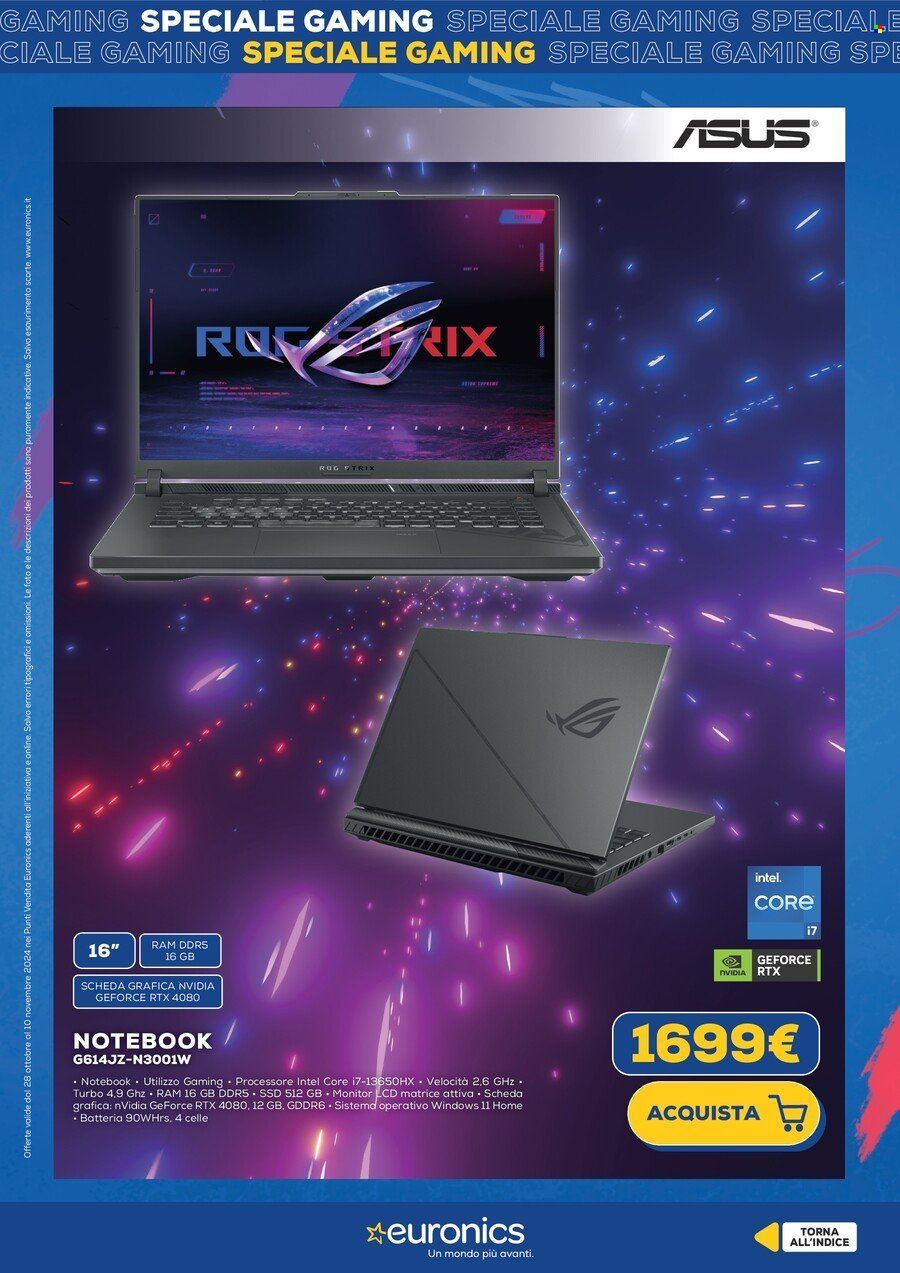 Volantino Euronics - 28/10/2024 - 10/11/2024. Pagina 6