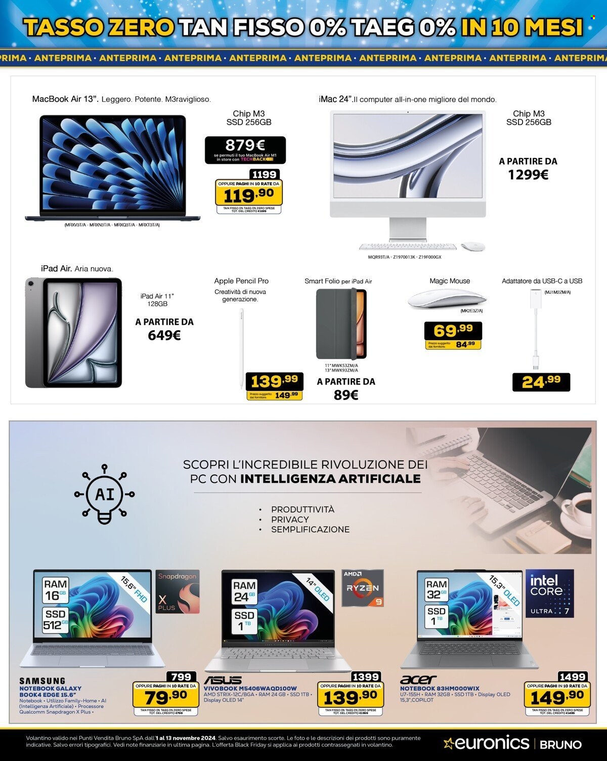 Volantino Euronics - 1/11/2024 - 13/11/2024. Pagina 9
