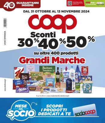 Volantino Coop - 31/10/2024 - 13/11/2024.