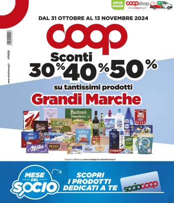 Volantino Coop - 31/10/2024 - 13/11/2024.