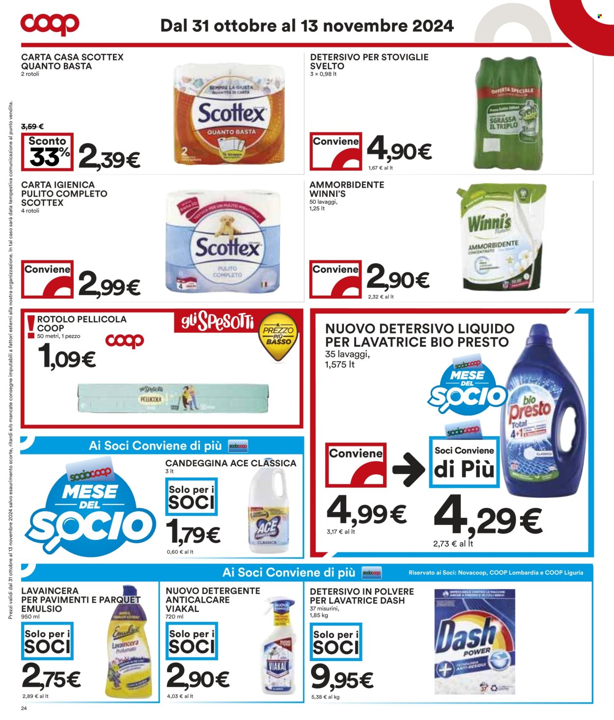 Leták Coop - 31.10.2024 - 13.11.2024. Strana 24