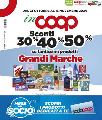 Volantino Coop - 31/10/2024 - 13/11/2024.