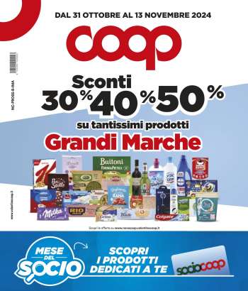 Volantino Coop - 31/10/2024 - 13/11/2024.