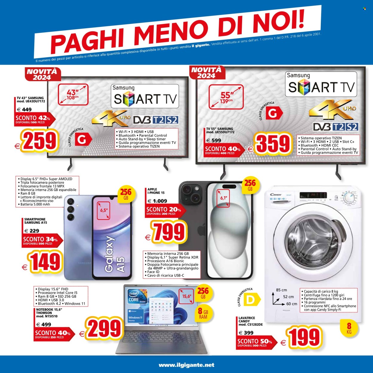 Volantino Il Gigante - 31/10/2024 - 9/11/2024. Pagina 3