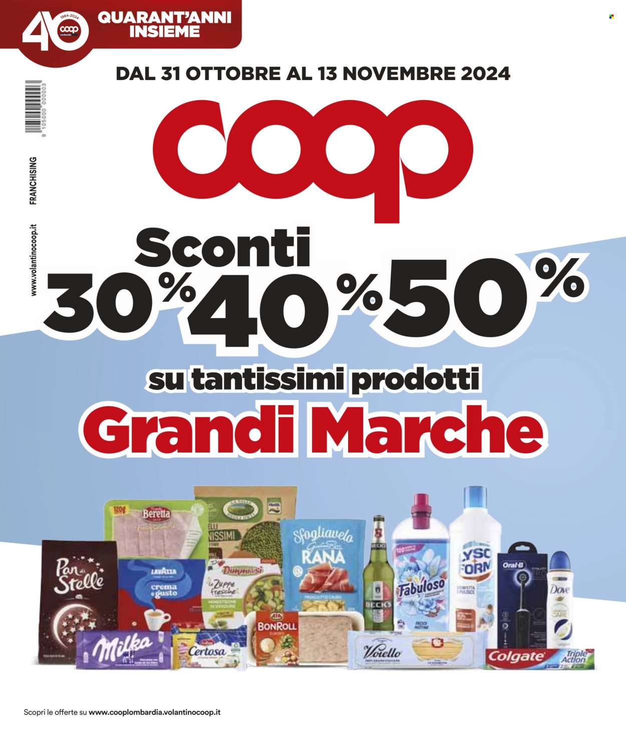 Volantino Coop - 31/10/2024 - 13/11/2024. Pagina 1
