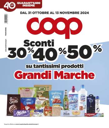 Volantino Coop - 31/10/2024 - 13/11/2024.