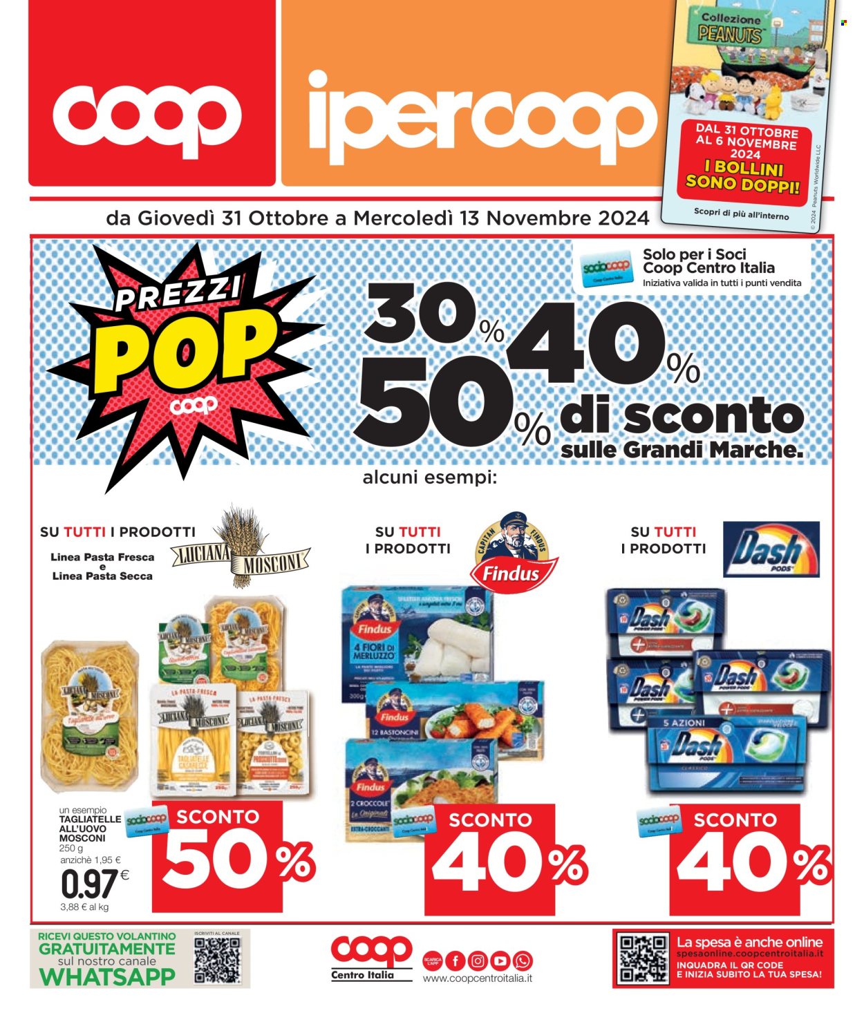 Volantino Coop - 31/10/2024 - 13/11/2024. Pagina 1