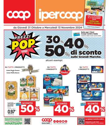 Volantino Coop - 31/10/2024 - 13/11/2024.