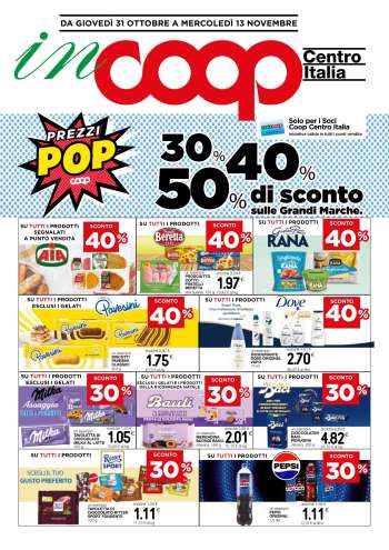 Volantino Coop - 31/10/2024 - 13/11/2024.