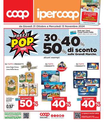 Volantino Coop - 31/10/2024 - 13/11/2024.