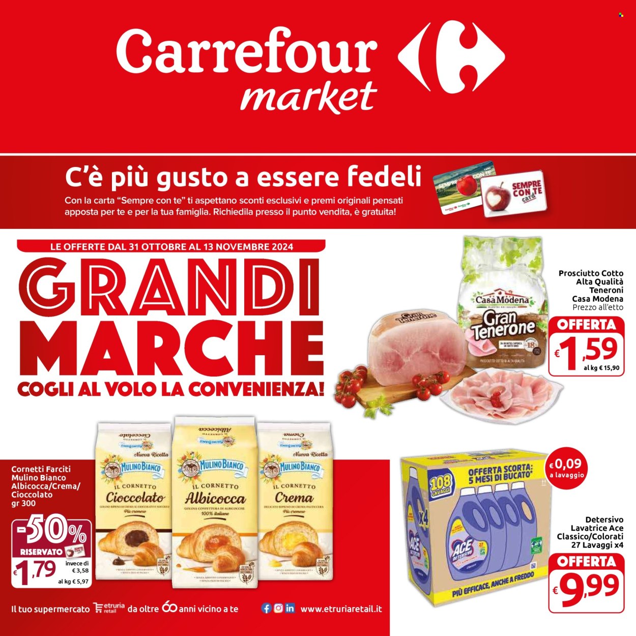 Volantino Carrefour - 31/10/2024 - 13/11/2024. Pagina 1