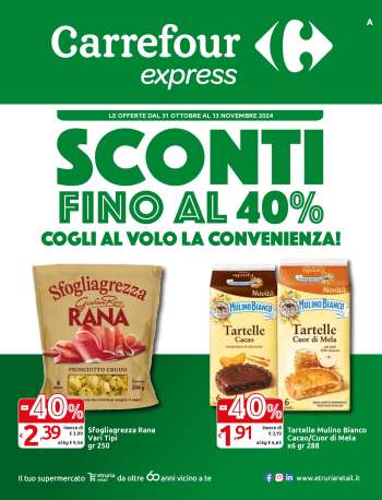 Volantino Carrefour - 31/10/2024 - 13/11/2024.
