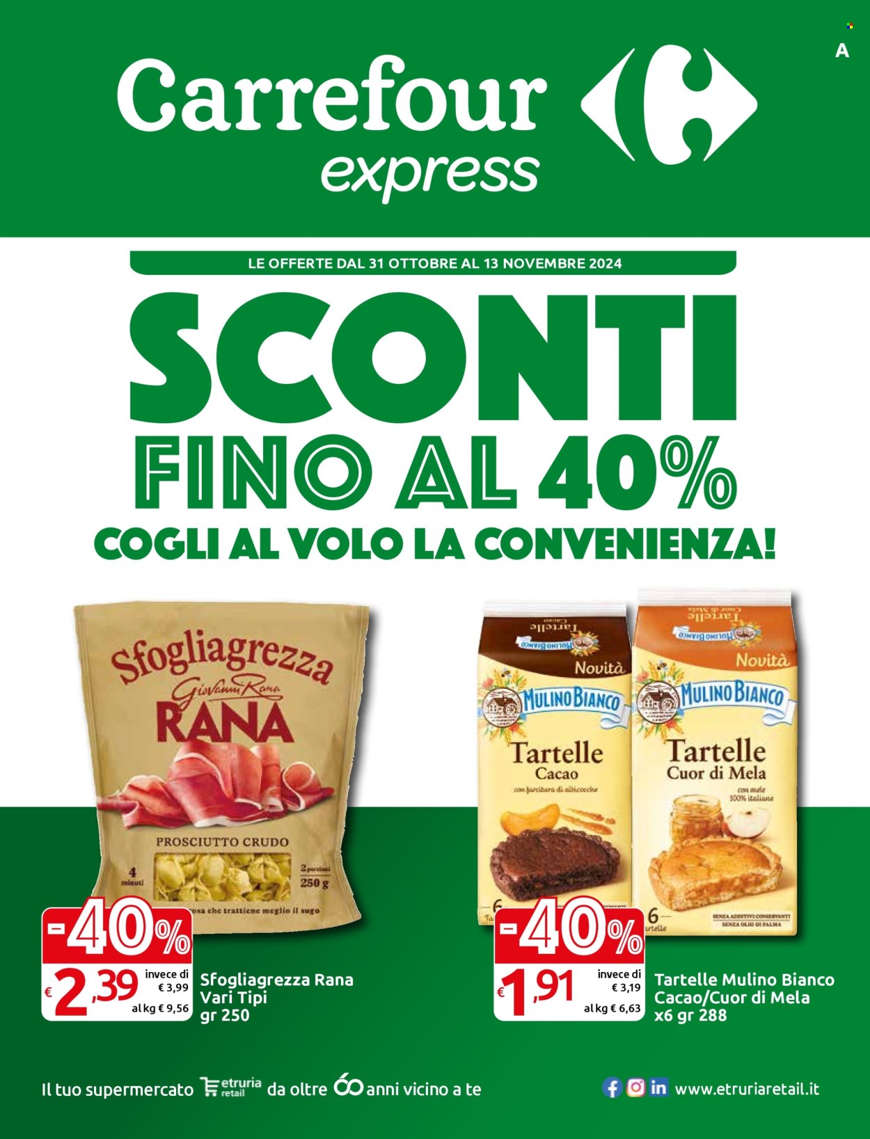 Leták Carrefour - 31.10.2024 - 13.11.2024. Strana 1