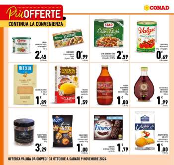 Volantino Conad - 31/10/2024 - 9/11/2024.