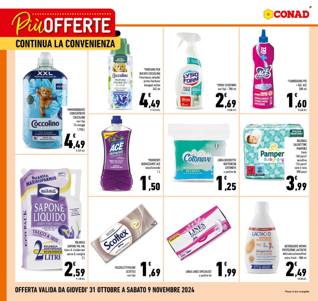 Leták Conad - 31.10.2024 - 9.11.2024. Strana 3