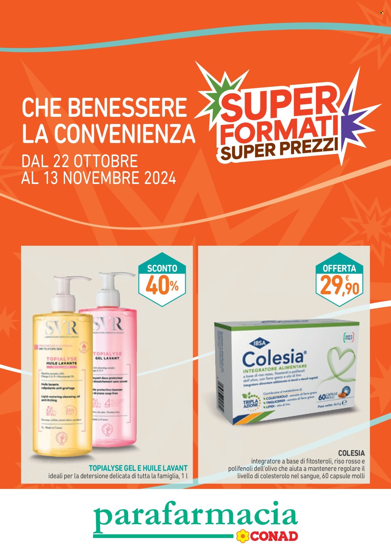 Volantino Spazio Conad - 22/10/2024 - 13/11/2024. Pagina 1
