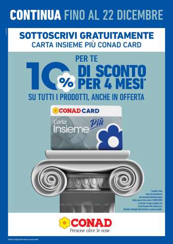 Volantino Spesa Facile Conad - 1/11/2024 - 22/12/2024.