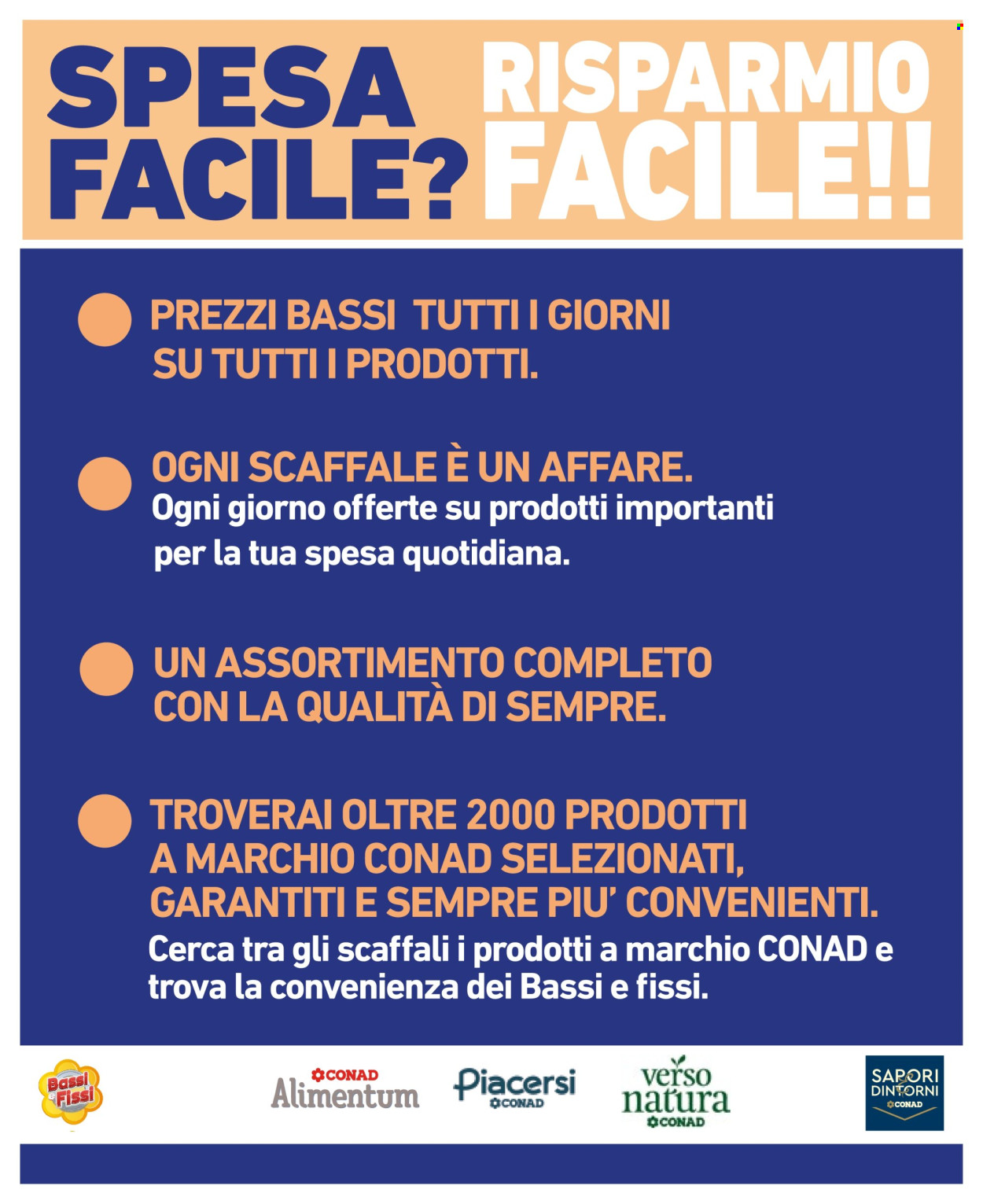 Volantino Spesa Facile Conad - 1/11/2024 - 30/11/2024. Pagina 2
