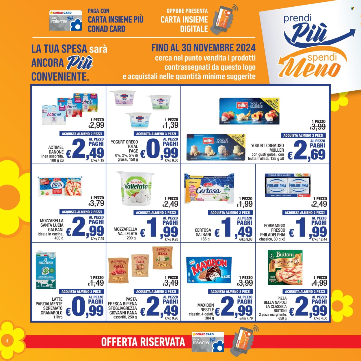 Volantino Spesa Facile Conad - 1/11/2024 - 30/11/2024. Pagina 4
