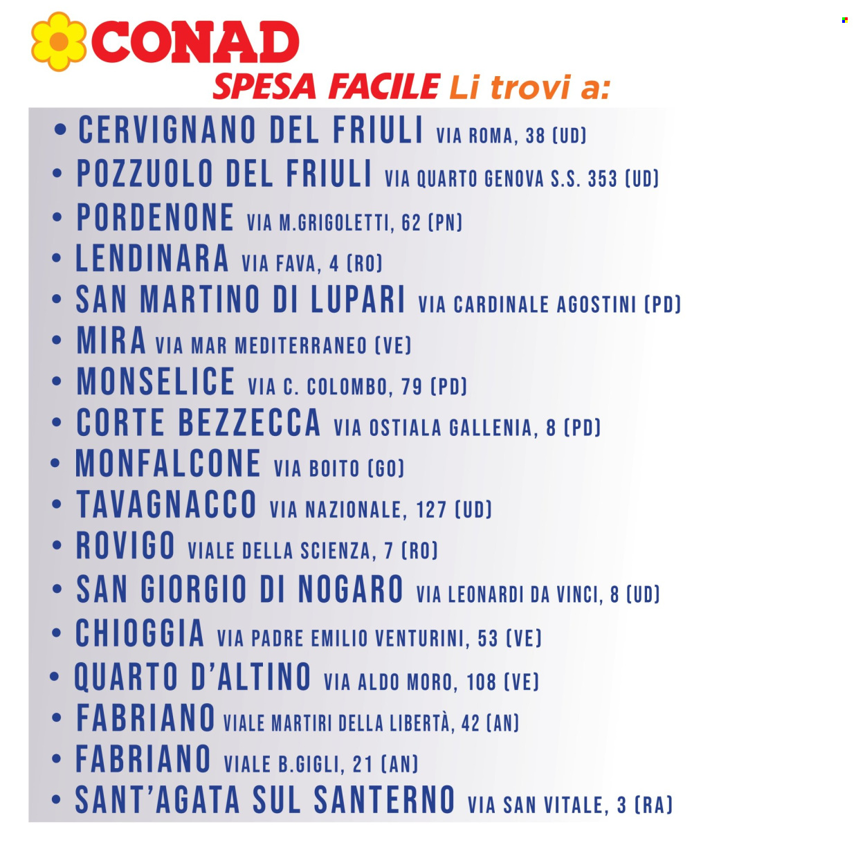 Leták Spesa Facile Conad - 1.11.2024 - 30.11.2024. Strana 8
