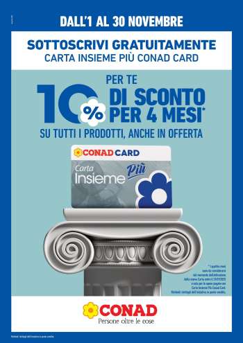 Volantino Conad - 1/11/2024 - 30/11/2024.