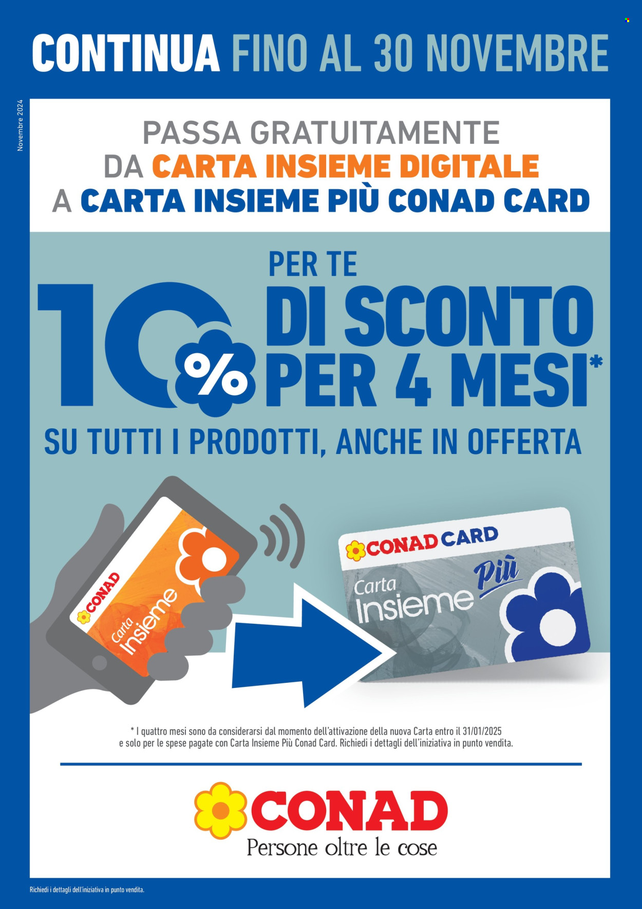 Volantino Conad - 1/11/2024 - 30/11/2024. Pagina 1