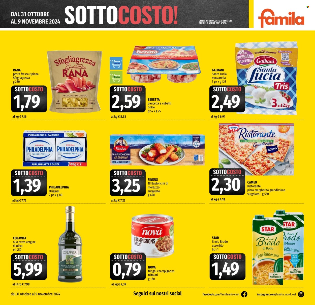 Volantino Famila - 31/10/2024 - 13/11/2024. Pagina 2