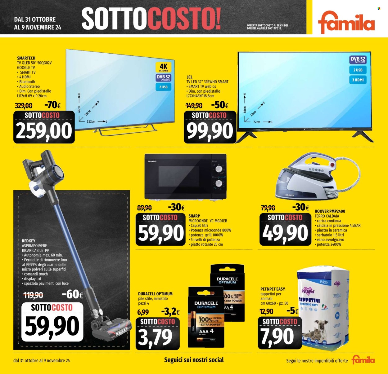 Volantino Famila - 31/10/2024 - 13/11/2024. Pagina 7