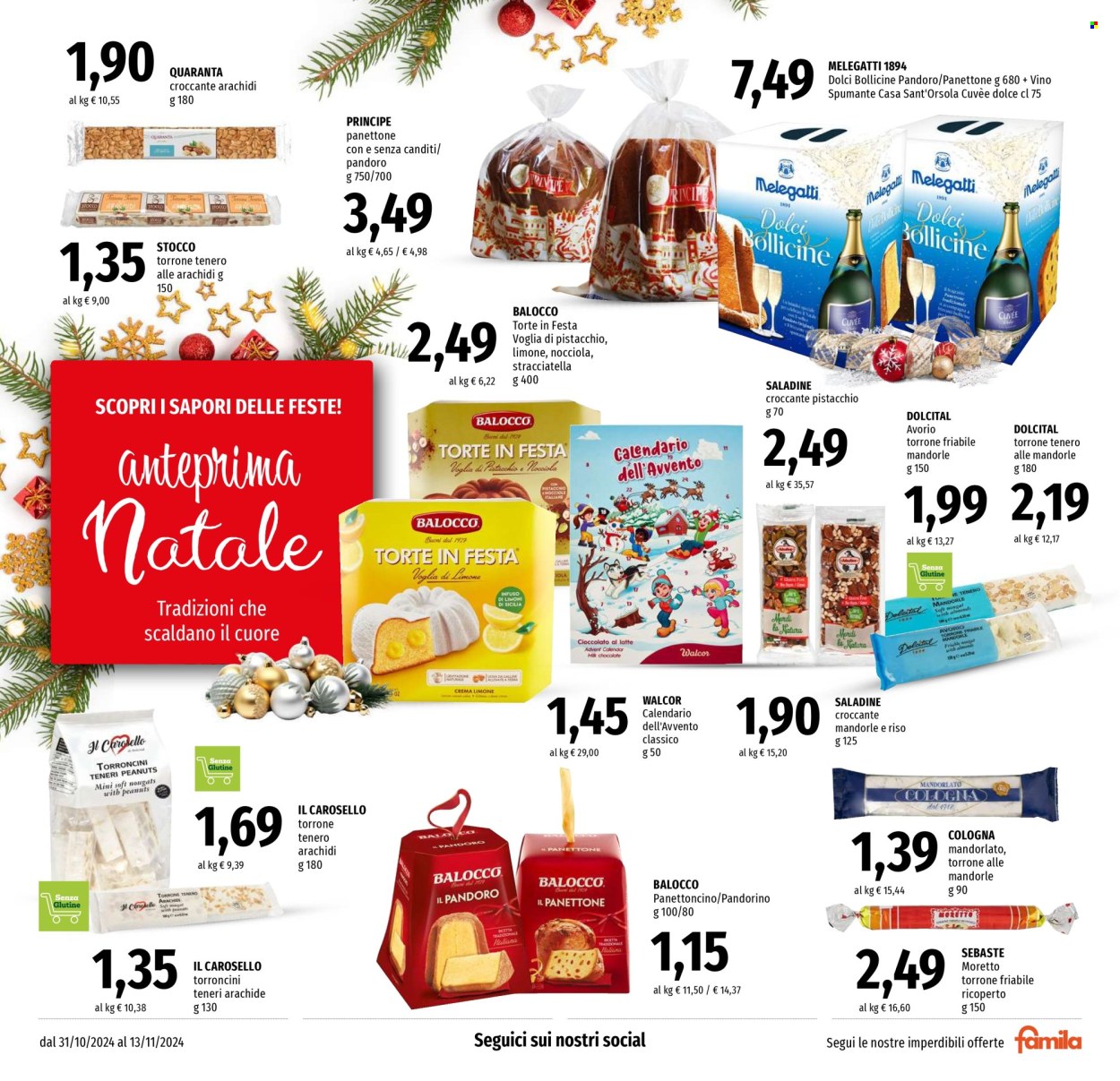 Volantino Famila - 31/10/2024 - 13/11/2024. Pagina 21