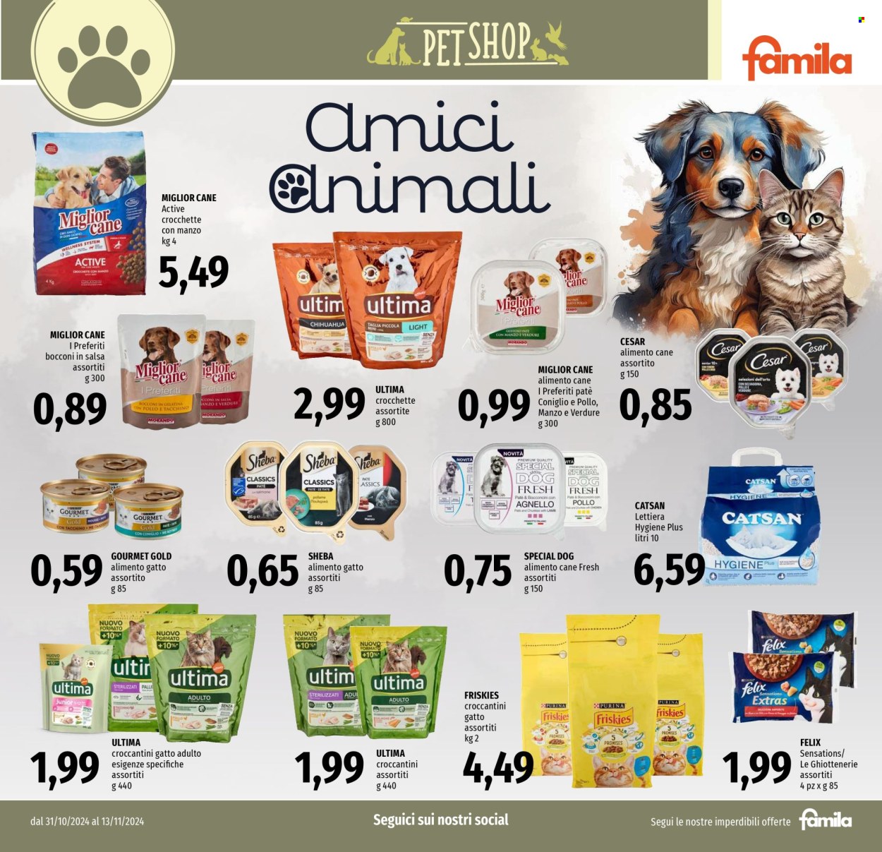 Volantino Famila - 31/10/2024 - 13/11/2024. Pagina 25