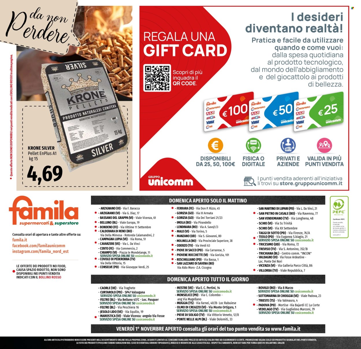 Volantino Famila - 31/10/2024 - 13/11/2024. Pagina 28
