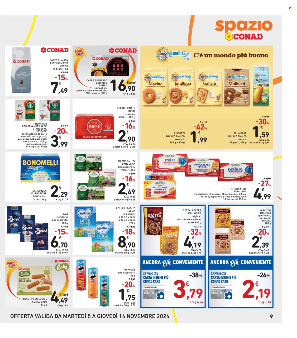 Volantino Spazio Conad - 5/11/2024 - 14/11/2024. Pagina 9