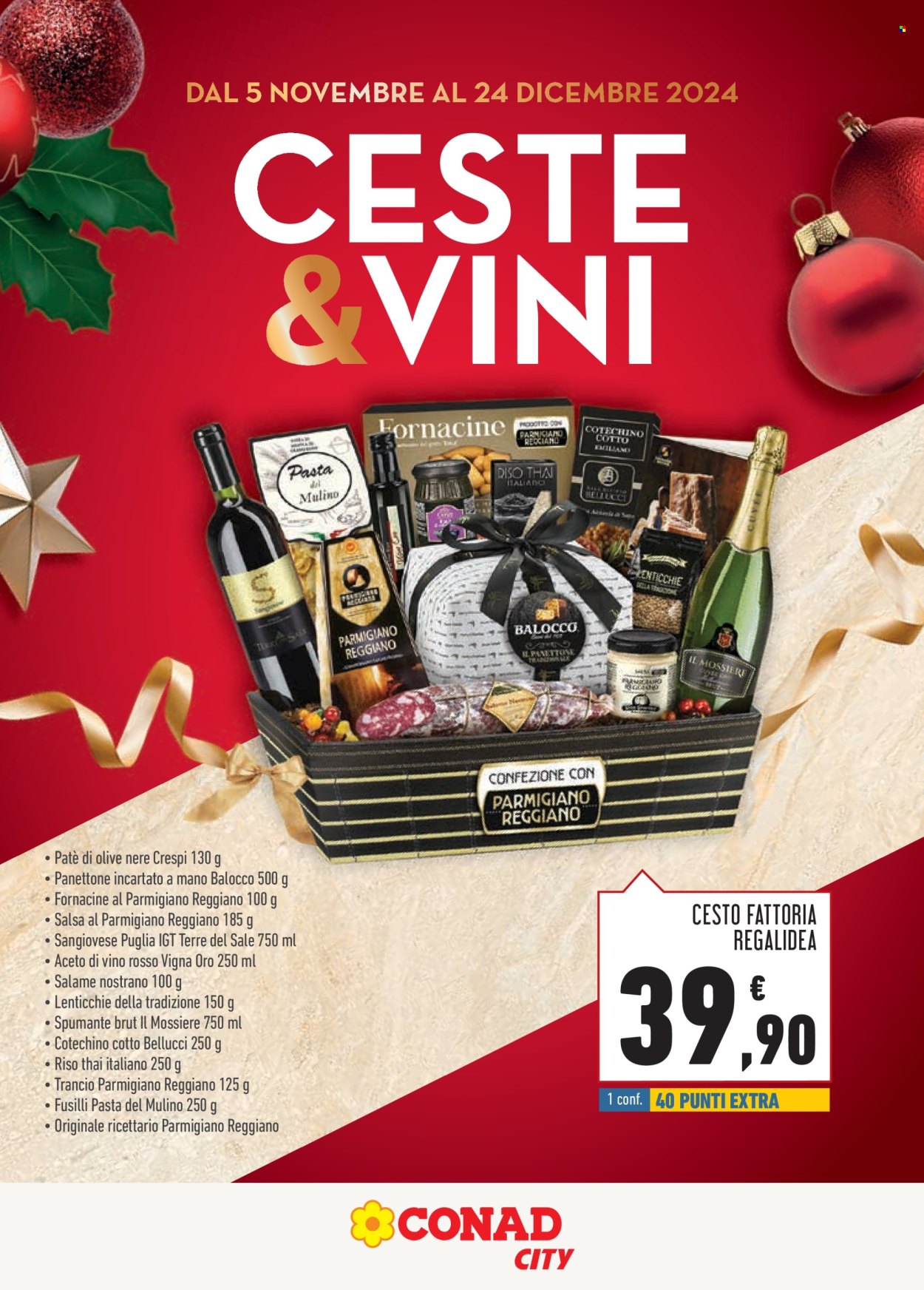Volantino Conad - 5/11/2024 - 24/12/2024. Pagina 1