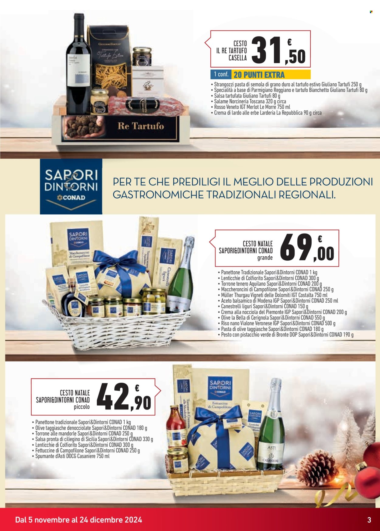 Volantino Conad - 5/11/2024 - 24/12/2024. Pagina 3