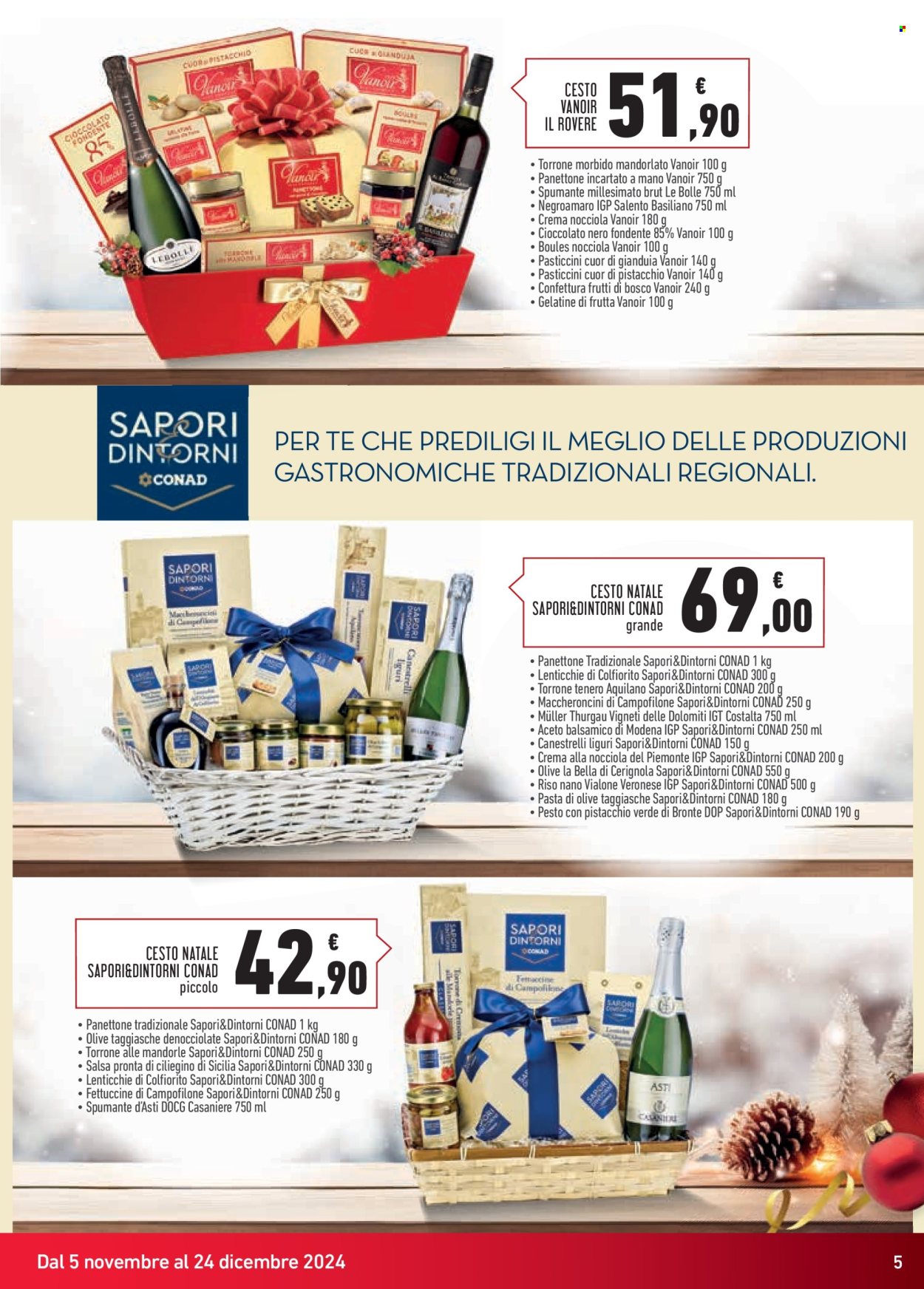 Leták Conad - 5.11.2024 - 24.12.2024. Strana 5