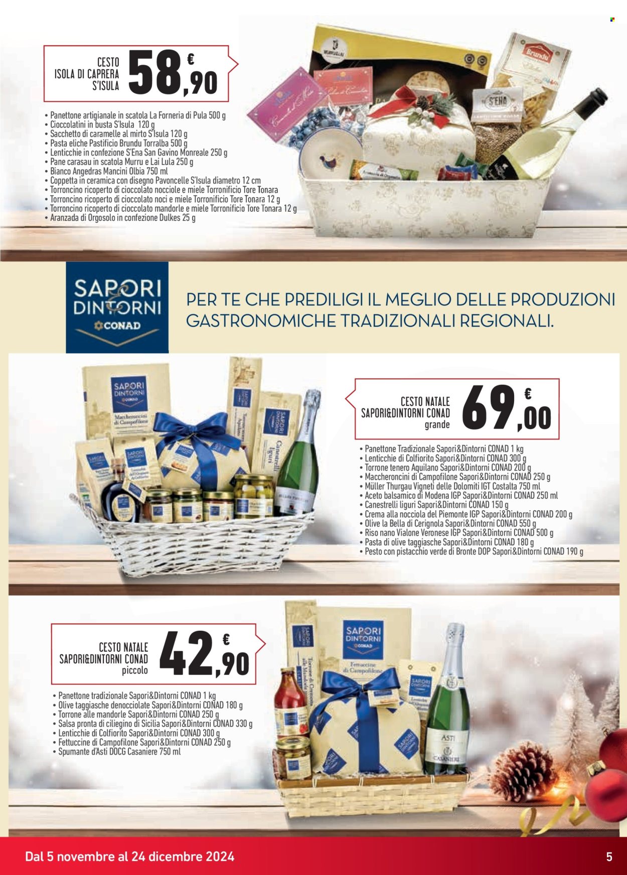 Leták Conad - 5.11.2024 - 24.12.2024. Strana 5