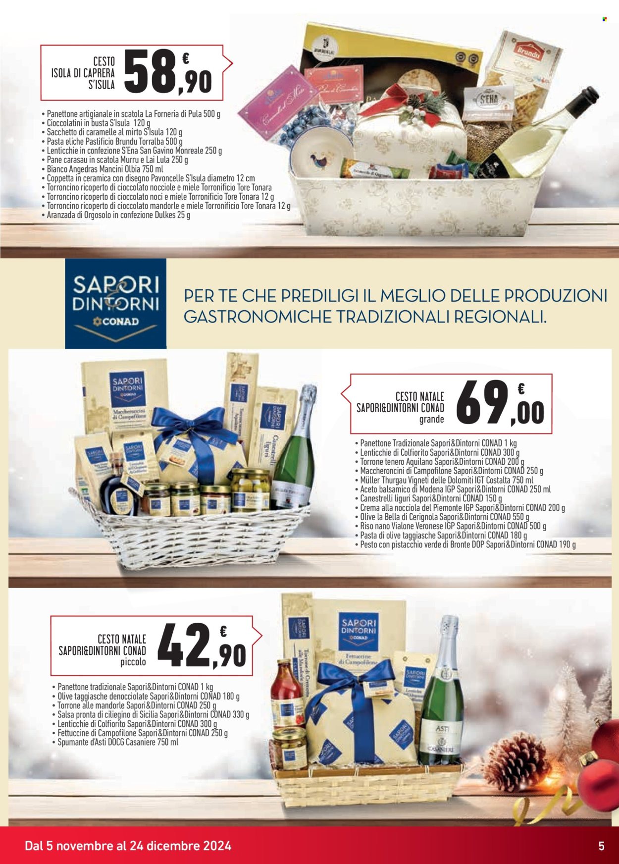 Leták Conad - 5.11.2024 - 24.12.2024. Strana 5