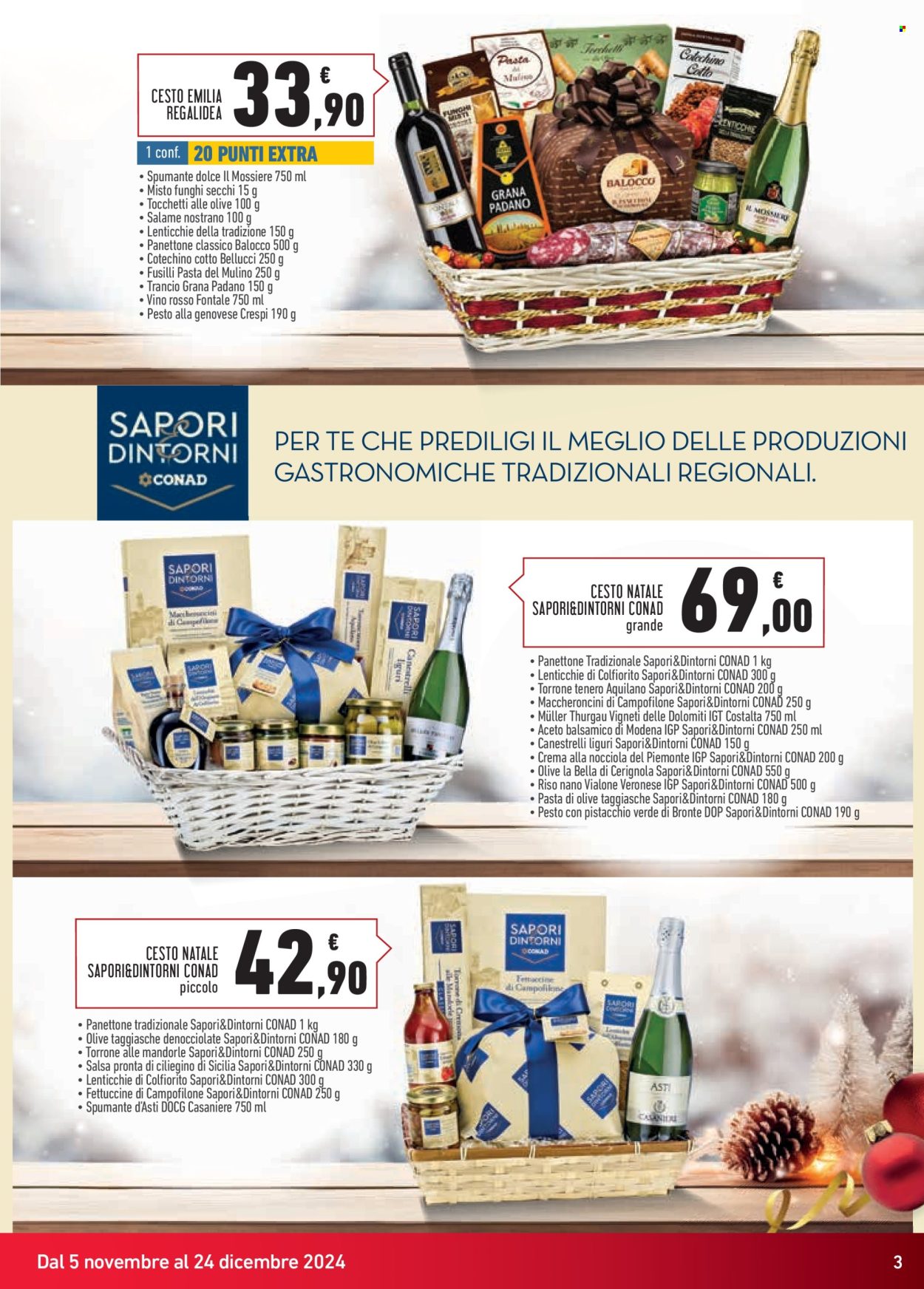 Volantino Conad - 5/11/2024 - 24/12/2024. Pagina 3