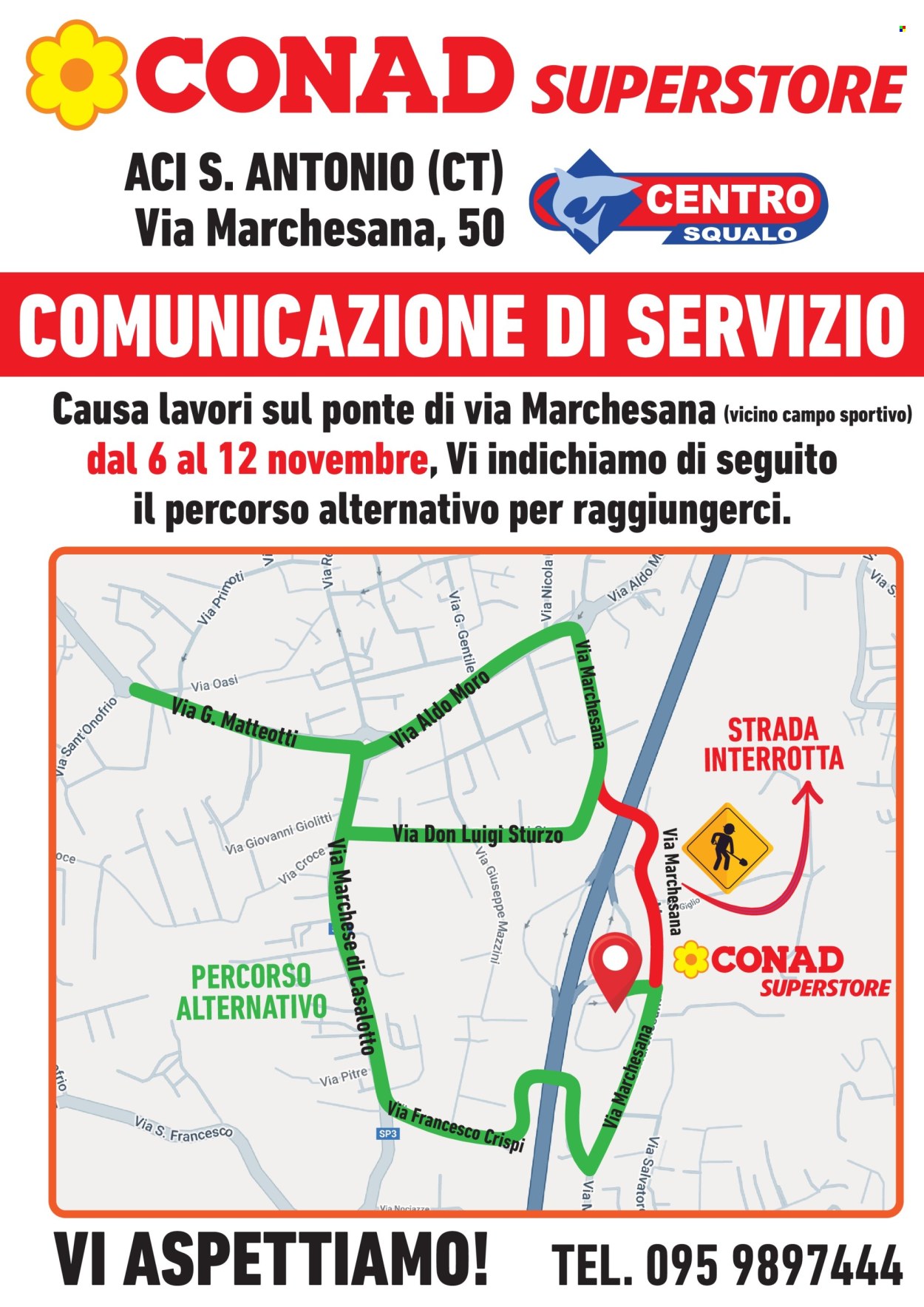 Volantino Conad Superstore - 6/11/2024 - 12/11/2024. Pagina 1