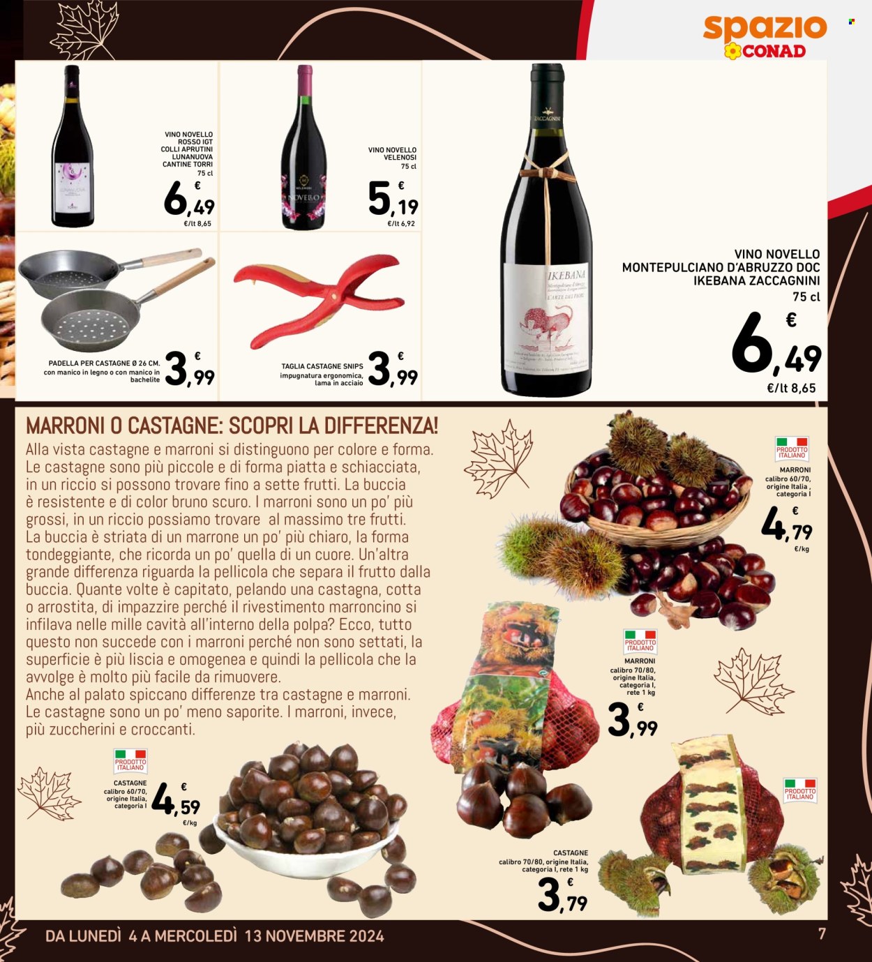 Volantino Spazio Conad - 4/11/2024 - 13/11/2024. Pagina 7