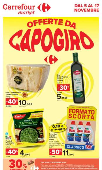 Volantino Carrefour - 5/11/2024 - 17/11/2024.