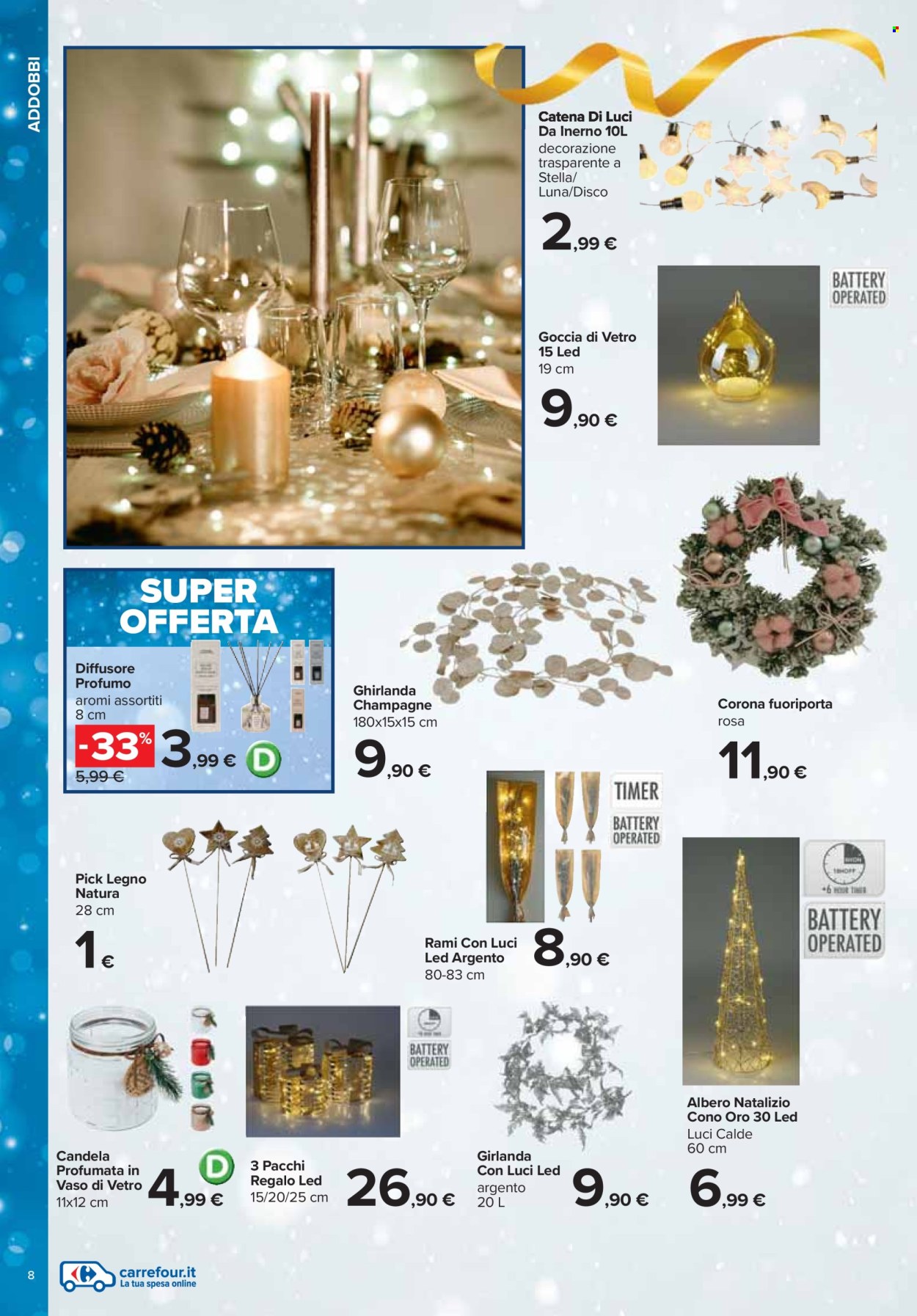 Volantino Carrefour - 4/11/2024 - 24/12/2024. Pagina 8
