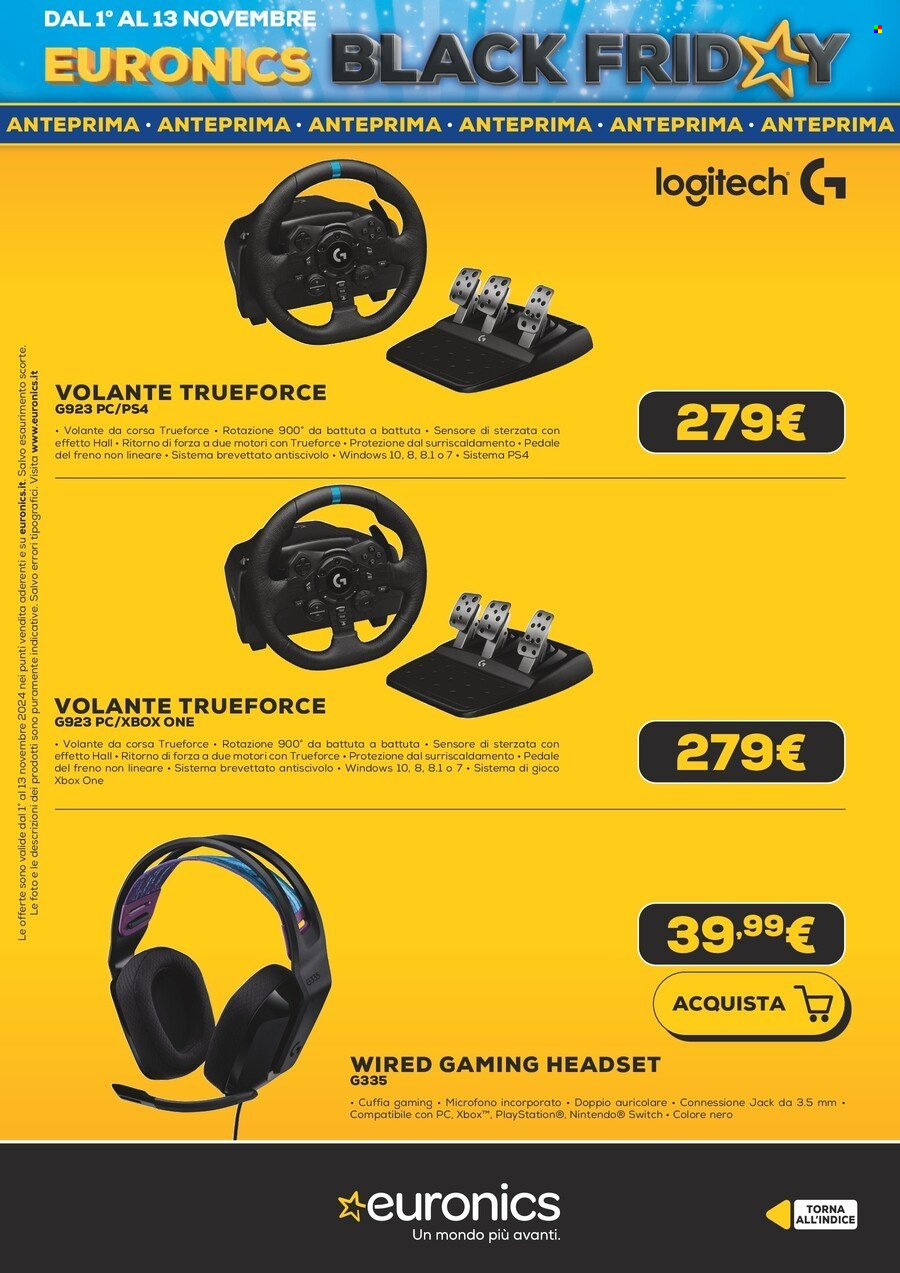 Volantino Euronics - 31/10/2024 - 13/11/2024. Pagina 11