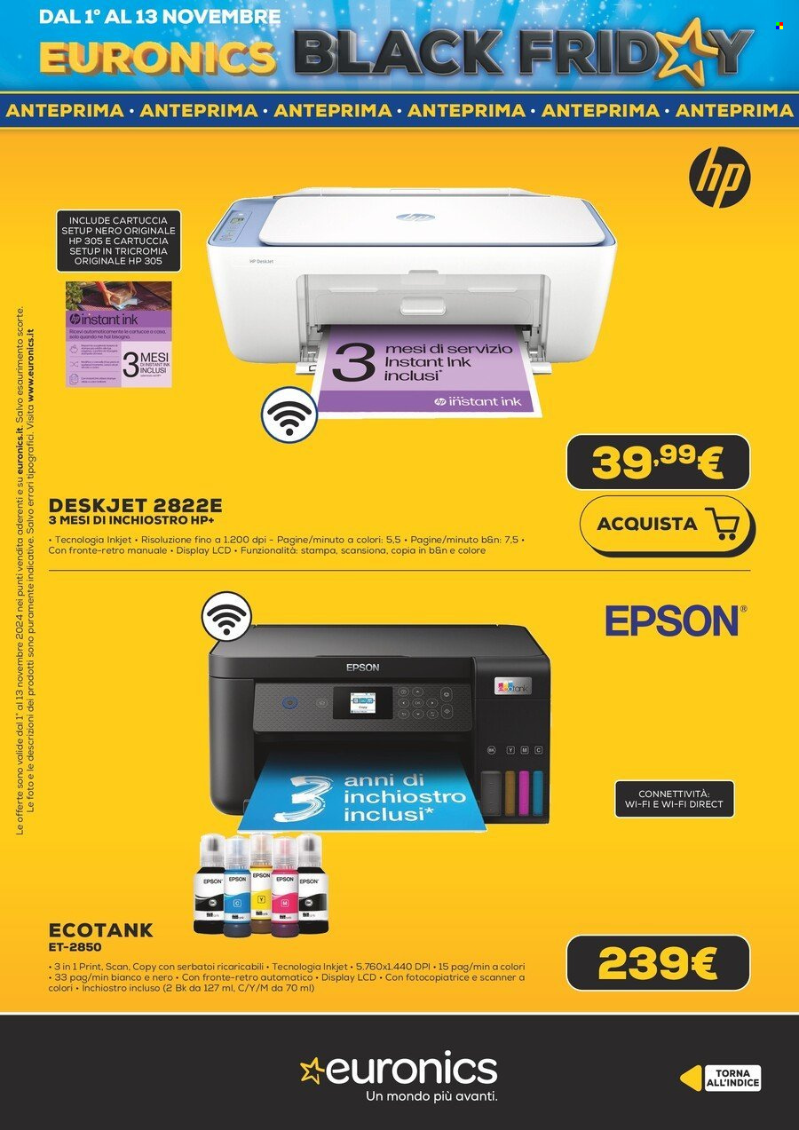 Volantino Euronics - 31/10/2024 - 13/11/2024. Pagina 27