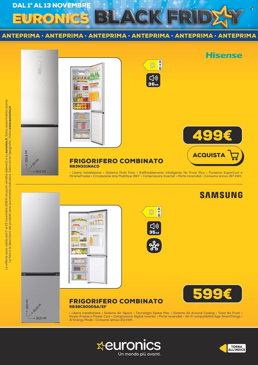 Volantino Euronics - 31/10/2024 - 13/11/2024. Pagina 36