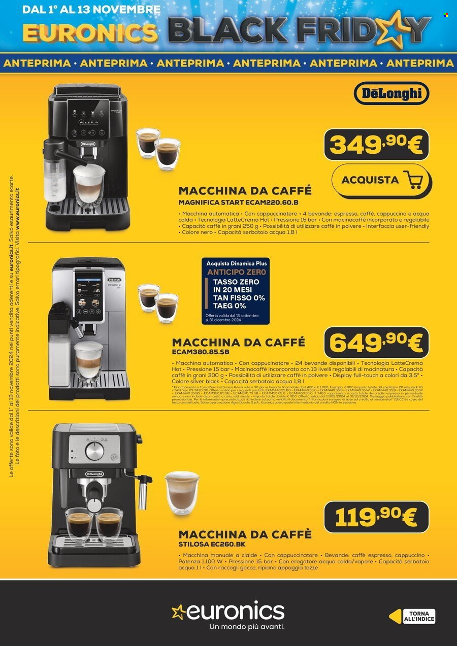 Volantino Euronics - 31/10/2024 - 13/11/2024. Pagina 54