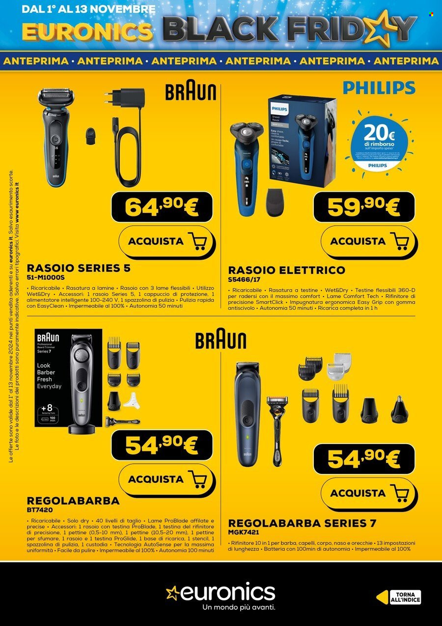 Volantino Euronics - 31/10/2024 - 13/11/2024. Pagina 58