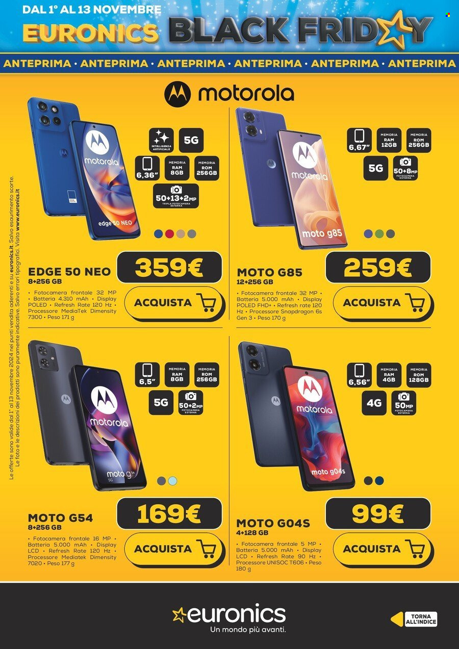 Volantino Euronics - 31/10/2024 - 13/11/2024. Pagina 63