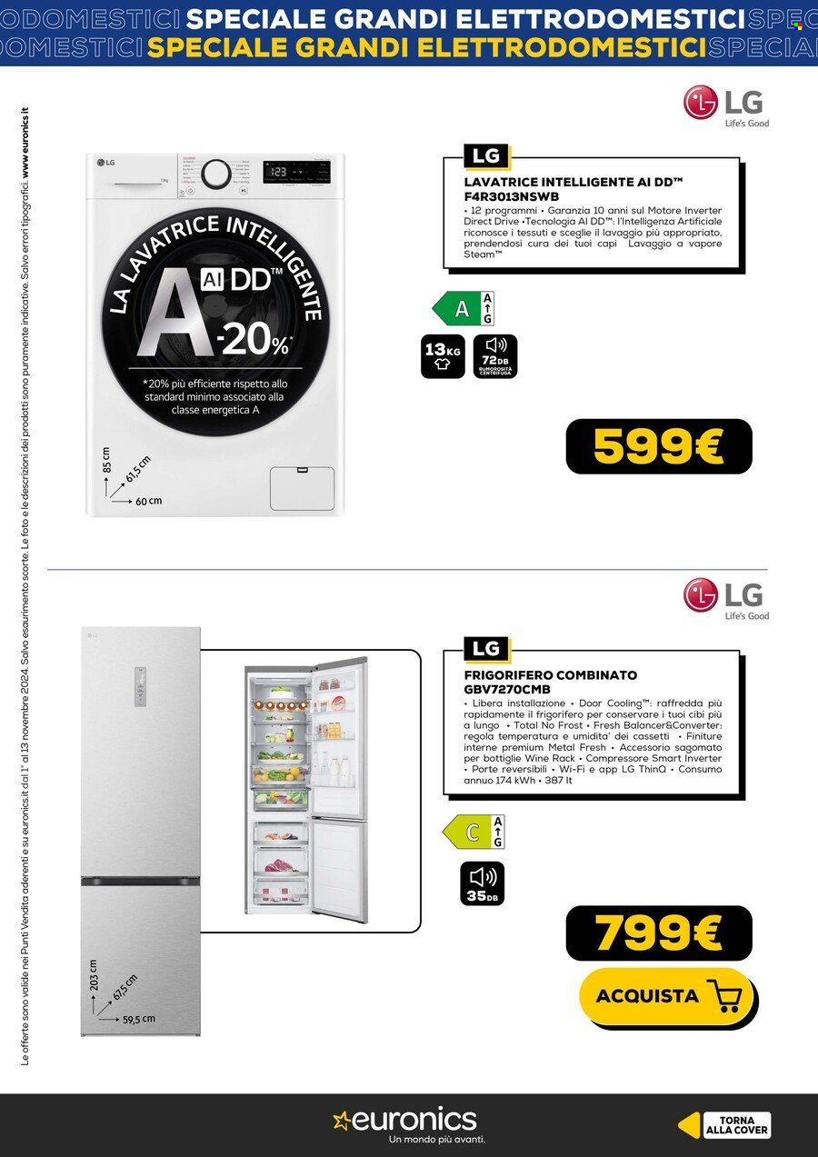 Volantino Euronics - 1/11/2024 - 13/11/2024. Pagina 10